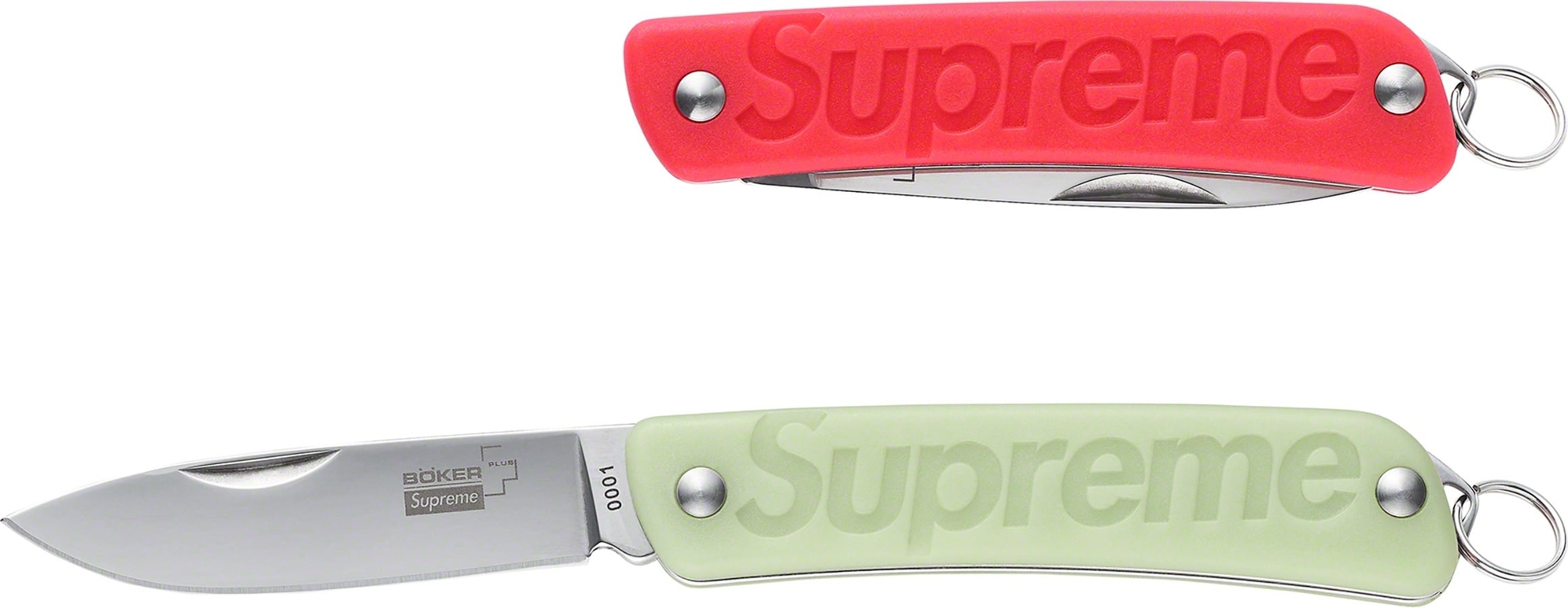 Supreme®/Boker Glow-in-the-Dark Keychain Knife